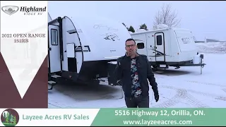 2022 Highland Ridge Range Lite 252RB - Layzee Acres RV Sales