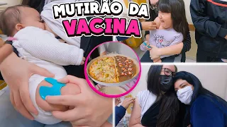 VACINAS DE 2 MESES | REAÇÃO DA JADY | AGATHA TOMOU VACINA DO COVID | MUTIRÃO DA VACINA | VANROMUALDO