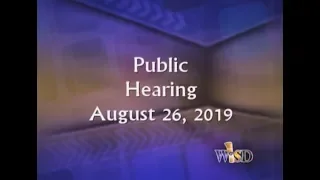 Weslaco ISD Public Hearing & Special Board Meeting (August 26, 2019)BM