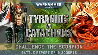 Tyranids vs Catachans Warhammer 40K Battle Report 9th Edition 2000pts CTS119 ALIENS VS PREDATOR!