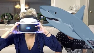 Jonna testar att överleva en hajattack