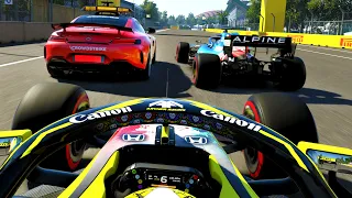 THREE SAFETY CARS! NEW ONE-OFF LIVERY! CRAZIEST SERIES OF EVENTS! - F1 2021 MY TEAM CAREER Part 37