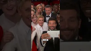 Ellen DeGeneres takes a selfie at the Oscars  2016 88th