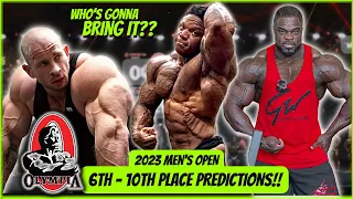 2023 Mr. Olympia PREDICTIONS  - Men's Open Lineup - 6TH TO 10TH PLACE - WHO'S CRACKING THE TOP 10??