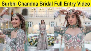 Surbhi Chandna Full wedding Entry Video | Bridal Entry | Dreamfully Bridal Entry