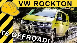 VW ROCKTON T6 OFFROAD TEST | Was taugt der Bulli im Gelände? 4Motion Transporter Fahrbericht