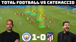 Tactical Analysis : Manchester City 1-0 Atletico Madrid | Pep & Simeone's Contrasting Styles |