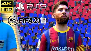 FIFA 21 | NEXTGen PS5 Gameplay | 4K 60FPS HDR - BARCELONA vs JUVENTUS