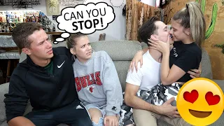 Being PDA To See How Our BEST FRIENDS REACT!!