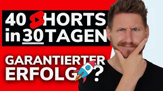 Youtube Shorts ERFOLGSGARANT für YouTube? 🤩 | 40 Shorts in 30 Tagen Ergebnisse!