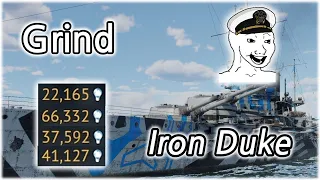 "Grind research points : Iron Duke" - War Thunder