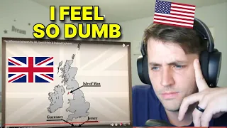 The Difference between the UK, Great Britain & England Explained | AMERICAN REACTION