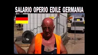 STIPENDIO Operaio EDILE in GERMANIA !!!!
