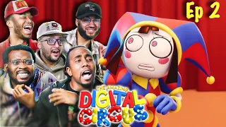 THE AMAZING DIGITAL CIRCUS - Ep 2: Candy Carrier Chaos! Reaction!