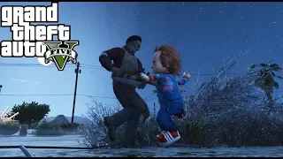 Leatherface VS Chucky - Death Battle (GTA 5)