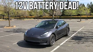 12V Battery Finally Died On Our Tesla Model 3