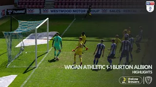 20/21 HIGHLIGHTS | Wigan Athletic 1-1 Burton Albion