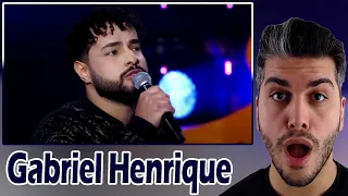 Gabriel Henrique canta Run To You Ao Vivo no Domingão com Hulk REACTION | TEPKİ