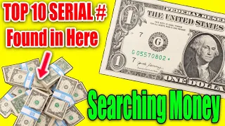 Fancy Serial Number & Star Note Hunting Dollar Bills - See Money Searching Finds From $1 Bank Straps