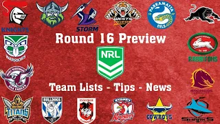 NRL Round 16 Preview 2021