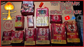 On teste tous mes pétards (BISON / DEMON / CORSAIRE) !