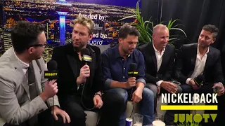 Nickelback Backstage at The 2016 JUNO Awards