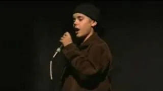 Justin singing Someday at Christmas by Stevie Wonder - Final