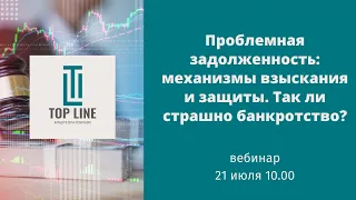 Вебинар "Проблемная задолженность: механизмы взыскания и защиты"