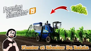 🚜[FR] (TUTO) FARMING SIMULATOR 19  Planter et Récolter du Raisin