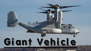 "MV-22B" Osprey Engine Start & Take off | Giant Vehicle | MM The iKon | Foodieee MI