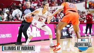 Illinois at Indiana | Big Ten Women's Basketball | Dec. 4, 2022 | B1G+ Encore