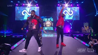 Swerve In Our Glory Entrance as AEW World Tag Team Champions: AEW Dynamite Fyter Fest 2022 (Week 2)