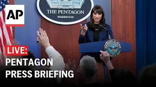 LIVE: Pentagon press briefing