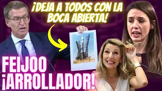 FEIJÓO 😱¡SORPRENDE A TODOS!😱con este DESTROZO a IRENE MONTERO, YOLANDA DÍAZ ¡Y su TROPA COMUNISTA!