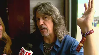 Kelly Hansen, Foreigner lead singer, at Indy 500 Carb Day