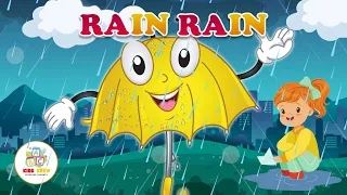 Rain, Rain, Go Away Nursery Rhyme With Lyrics | Cartoon Animation Rhymes | Songs for Kids