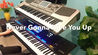 Never Gonna Give You Up - Rick Astley - Cover on Yamaha Genos