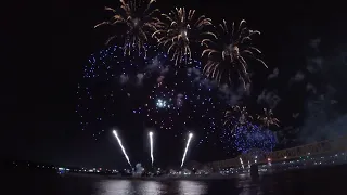 2024 Thunder Over Louisville fireworks from the Belle Of Louisville