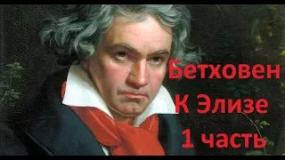 Бетховен - К Элизе. 1 часть. Видеоразбор на фортепиано