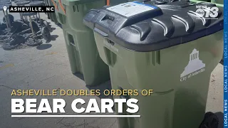 Asheville doubles order of bear-resistant trash carts to mitigate wildlife encounters