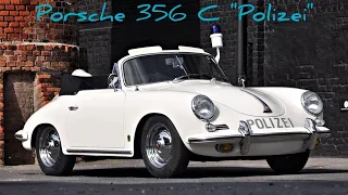 Обзор модели Porsche 356 C "Polizei" 1964г. 1:43 Hongwell