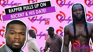 Struggle Rapper pulls up on 50 cent & his date Nikki Nicole