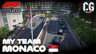 I SUCK AT MONACO CONFIRMED!! F1 2020 MY TEAM CAREER MODE S1 EP7