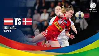 Highlights | Austria vs Denmark | Women's EHF EURO 2022 Qualifiers