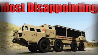 Gta 5 Online | Top 2 Worse Vehicles In Doomsday Heist DLC - Chernobog And RCV