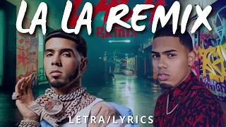 Myke Towers ft. Anuel AA - LALA (Letra/Lyrics) (IA Remix)