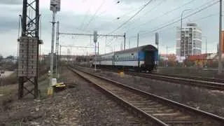 Vlak Sp 1694 (ČD 363.076, zpoždění 5 min) - Chomutov, 19. 4. 2013