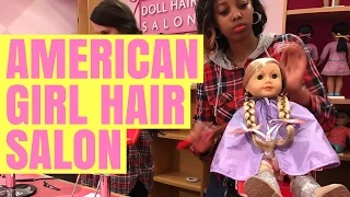American Girl Goes To AG Hair Salon - Tenney