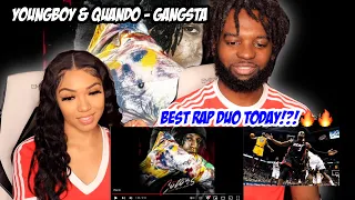 THEY NEED TO DO A TAPE TOGETHER!  | NBA Youngboy - Gangsta feat. Quando Rondo | REACTION