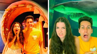 VIVIAMO 24 ORE IN UNA VASCA CON GLI SQUALI!! *Andiamo all’ACQUARIO*